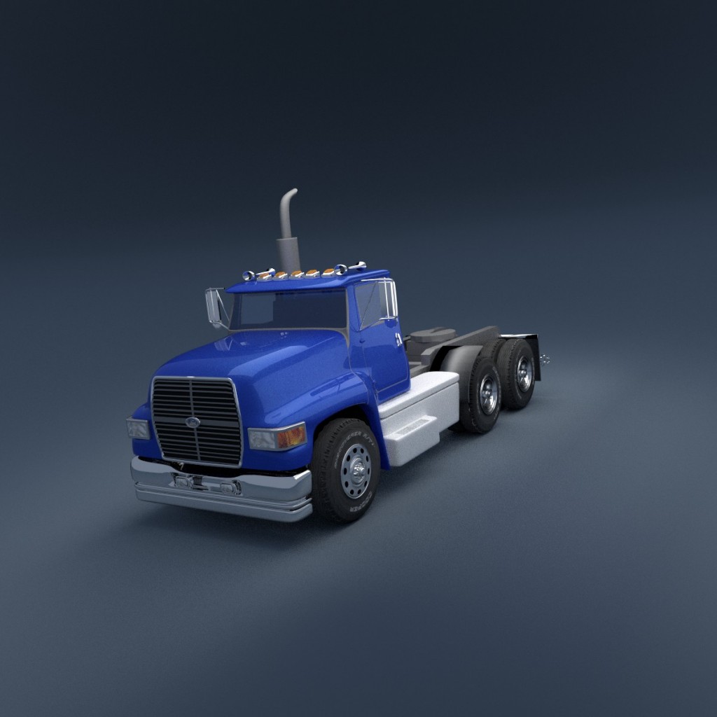 Semi Truck - cab preview image 1